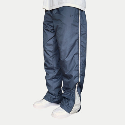 RARE 2000s Baggy Nike Trackpants Blue - (L)