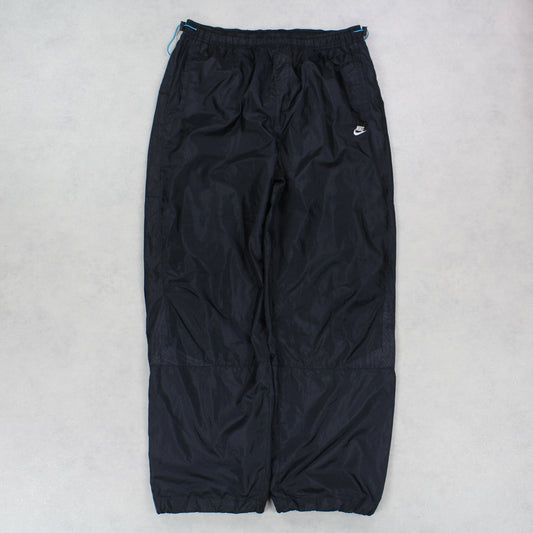 RARE Vintage 00s Nike Trackpants Black - (L)