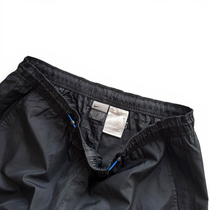 SUPER RARE 2000s Nike Hex Trackpants Black *PREMIUM* - (M)