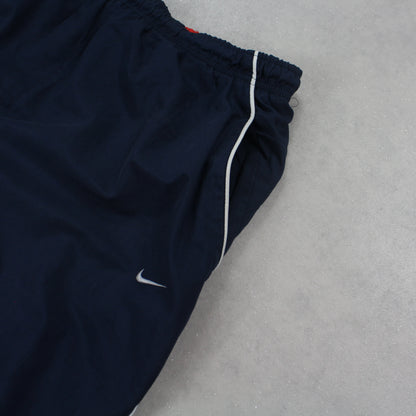RARE 2000s Nike Trackpants Navy - (L)