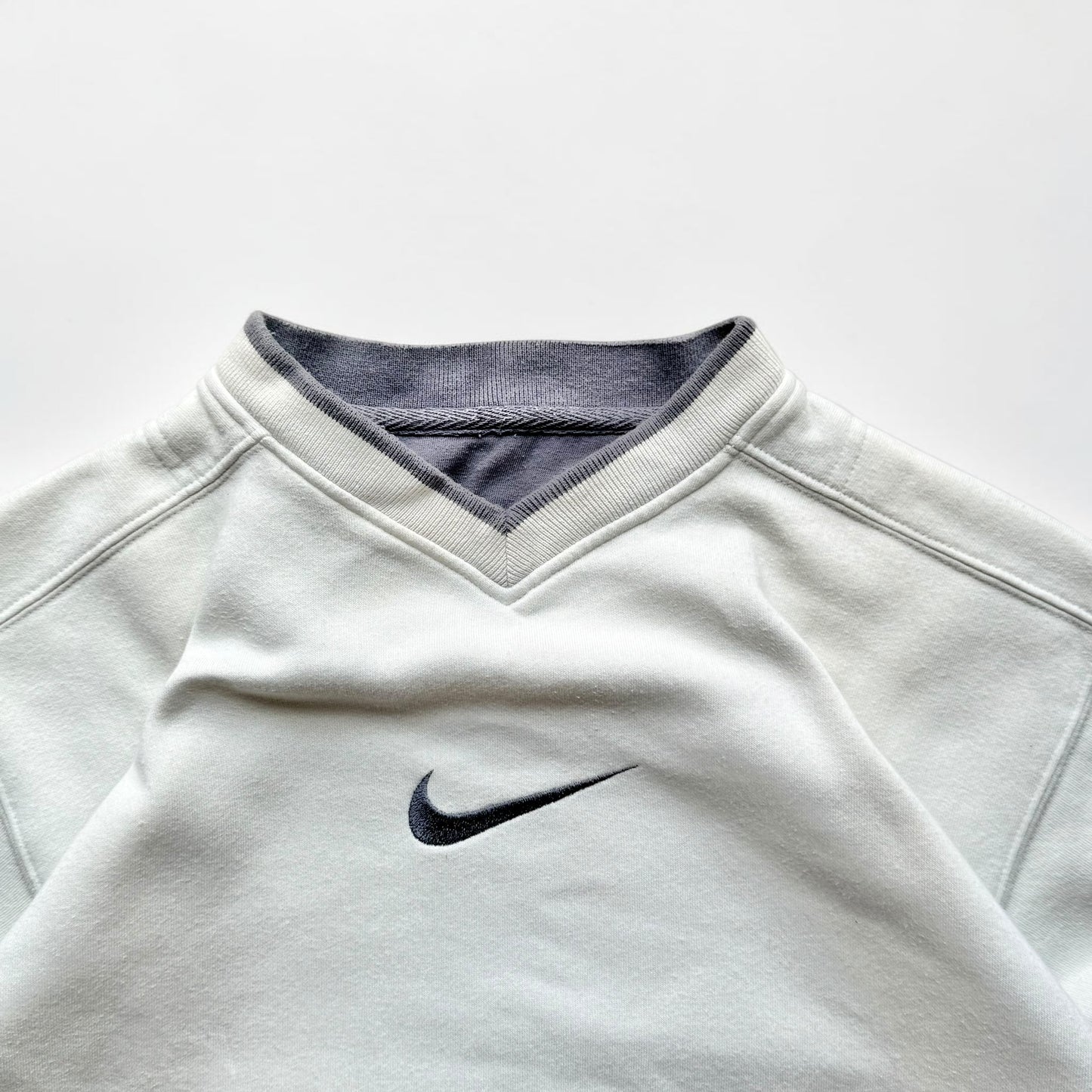 RARE 2000s Nike Sweatshirt Cream - (M)