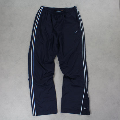 RARE 2000s Nike Trackpants Navy - (L)