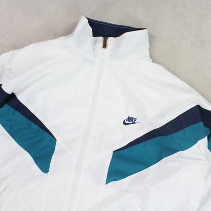 RARE 90s Nike Track Jacket White - (M)