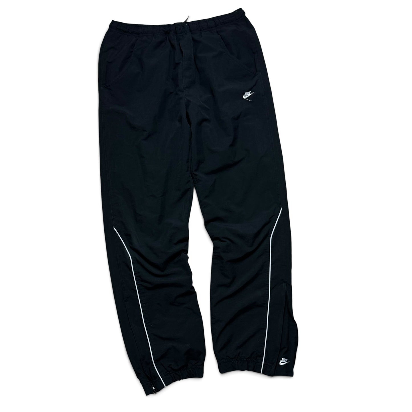 RARE 2000s Nike Trackpants Black - (L)