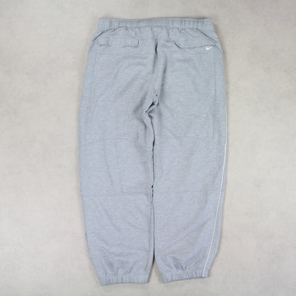 RARE Vintage 00s Nike Air Max Joggers Grey - (XL)