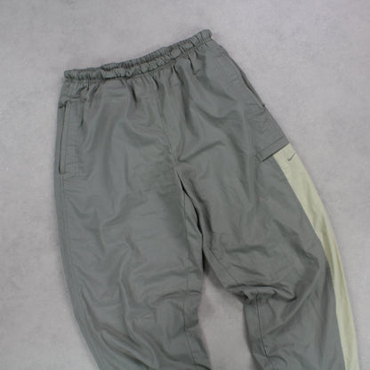 RARE 00s Nike Trackpants Green - (S)