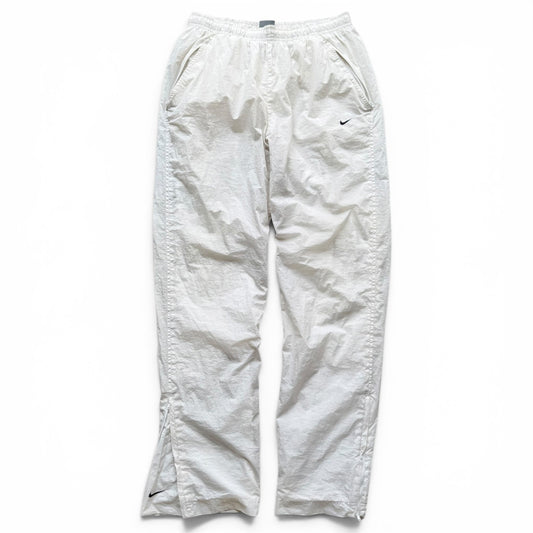 SUPER RARE 2000s Nike Trackpants White *PREMIUM* - (S)
