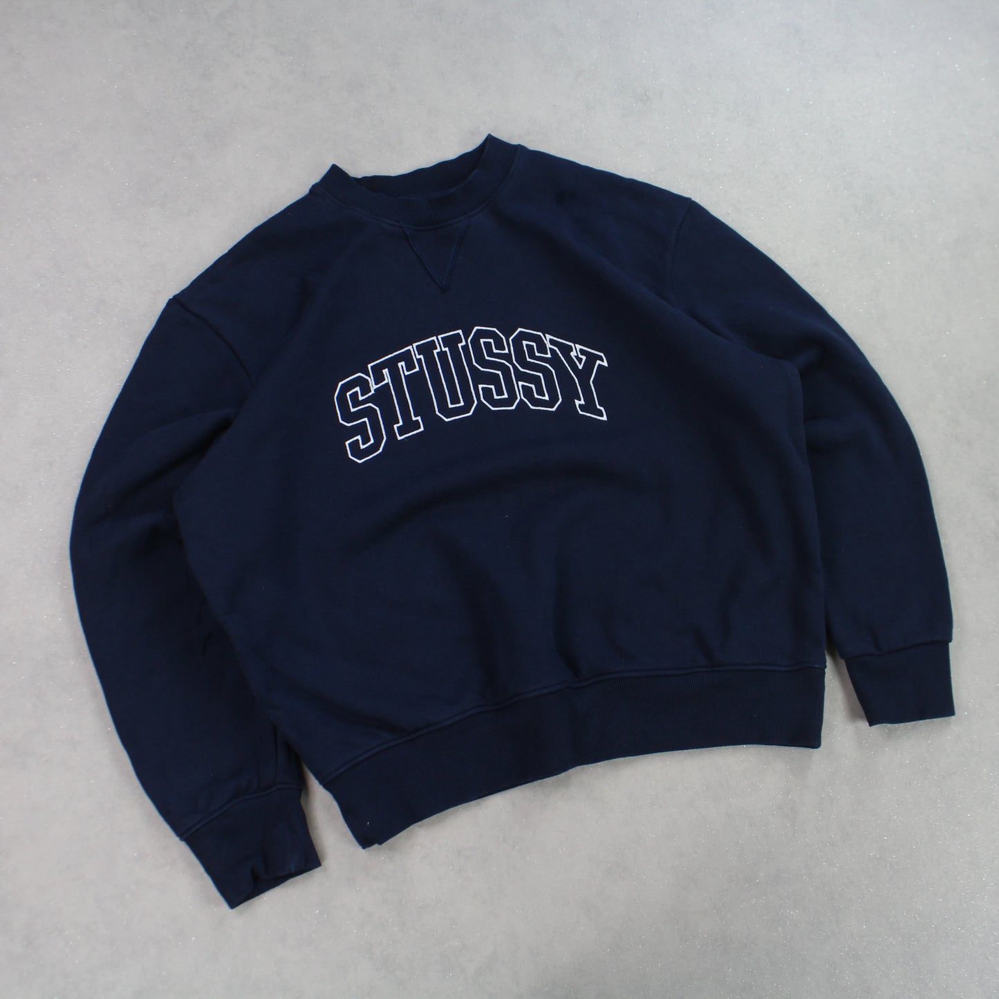 SUPER RARE Stüssy Heavyweight Sweatshirt Navy - (M)