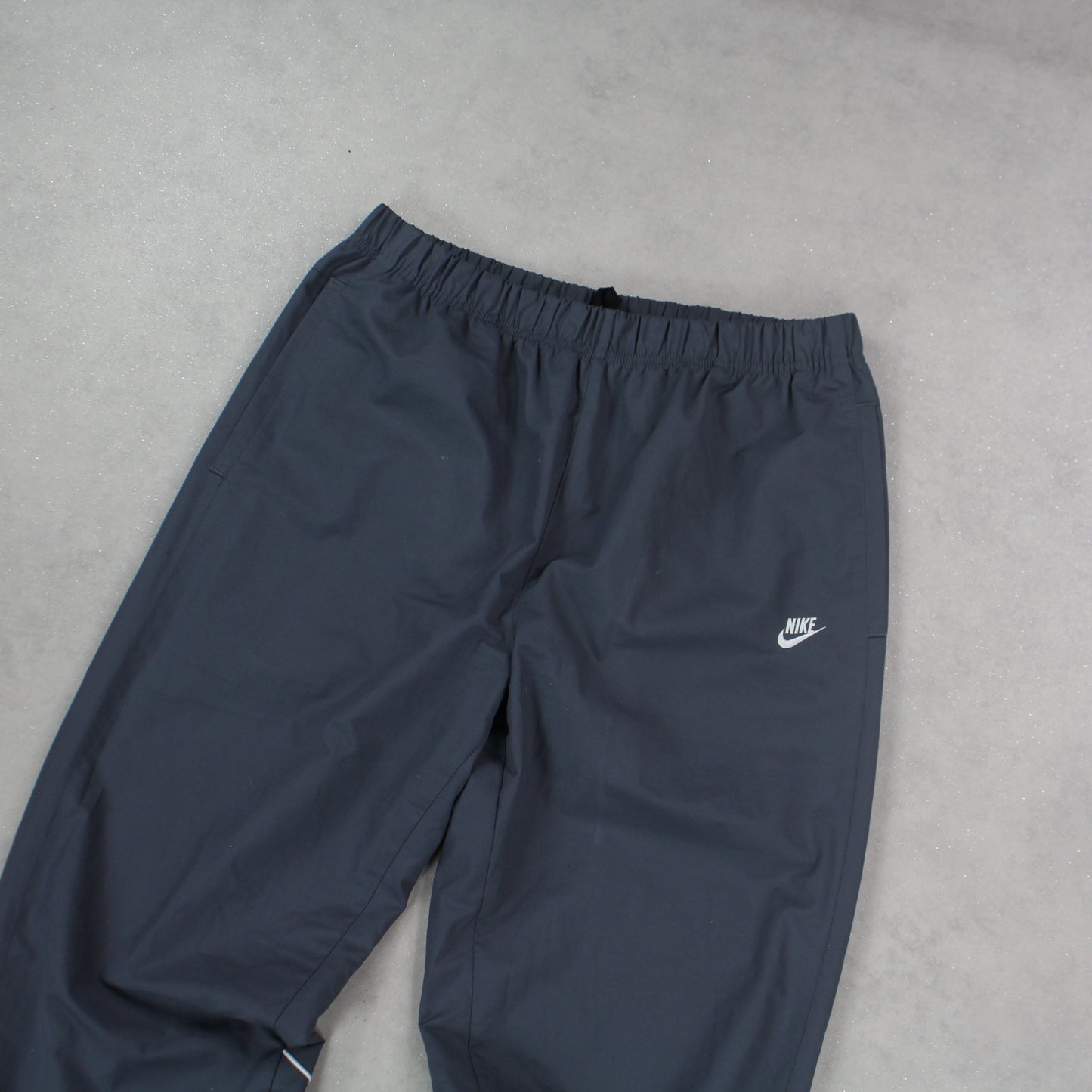 RARE 00s Baggy Nike Trackpants Grey - (L)