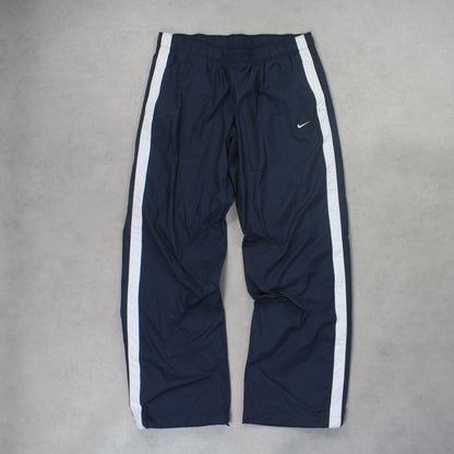 RARE 2000s Nike Trackpants Blue - (L)