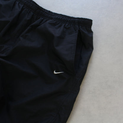 RARE 2000s Baggy Nike Trackpants Black - (M)