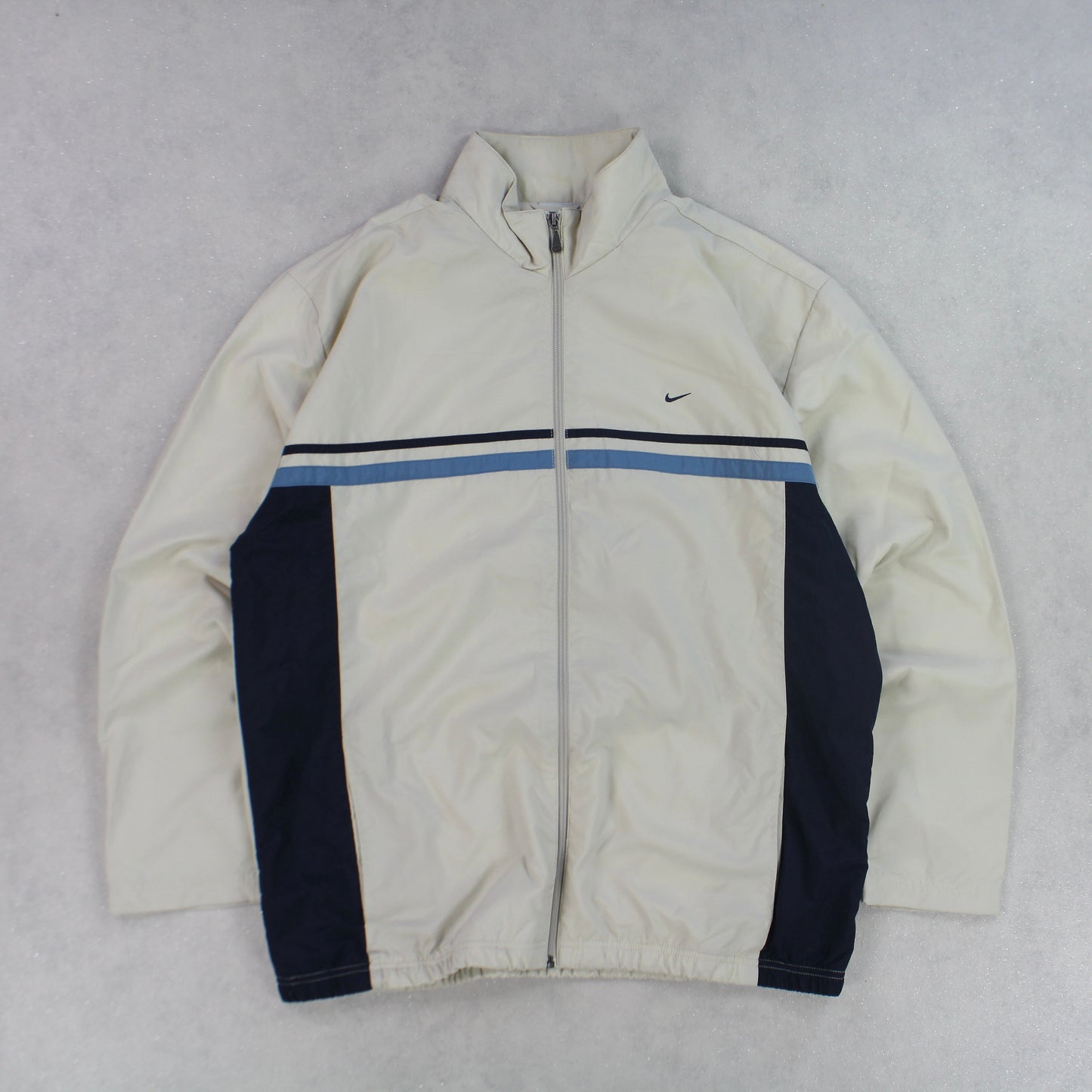 RARE 00s Nike Track Jacket Cream - (XL)