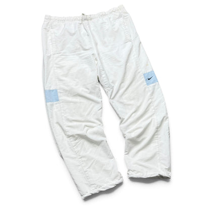 RARE 2000s Nike Trackpants White - (XL)