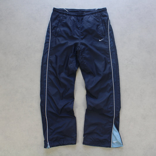SUPER RARE 2000s Nike Trackpants Navy - (S)