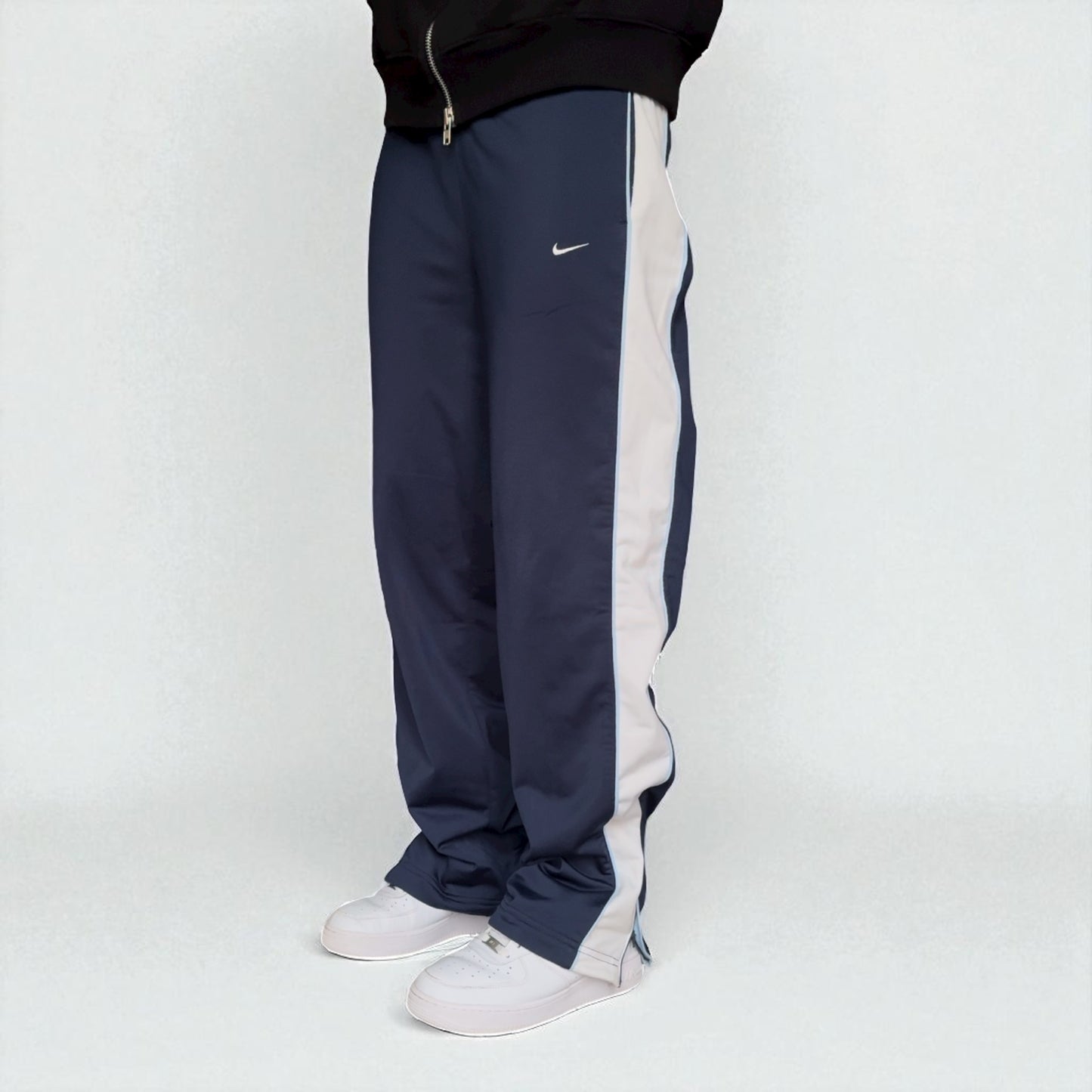 RARE 2000s Nike Trackpants Navy - (L)