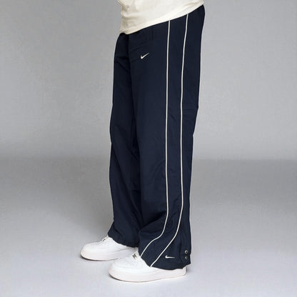 RARE 2000s Baggy Nike Trackpants Navy - (XL)