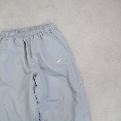 RARE 00s Nike Trackpants Grey - (S)