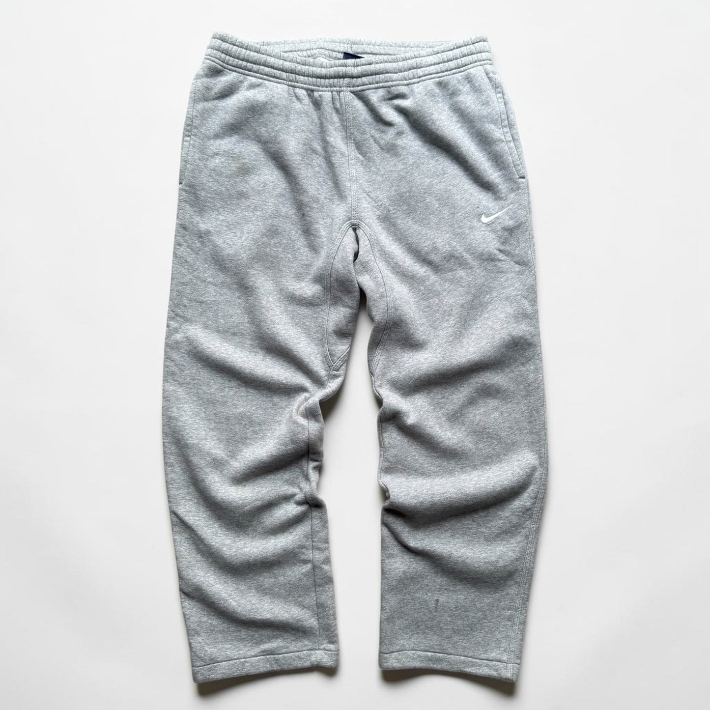 RARE Wide Leg Nike Joggers Grey - (L)