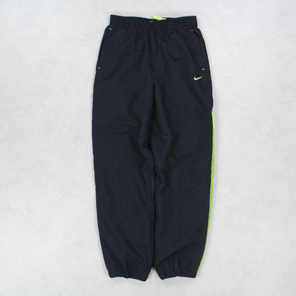 RARE Vintage Nike Trackpants Black - (XS)