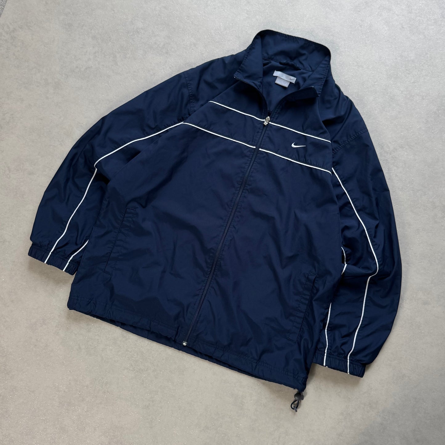 RARE 2000s Nike Track Jacket Navy - (L)