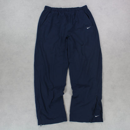 RARE 00s Nike Trackpants Navy - (L)