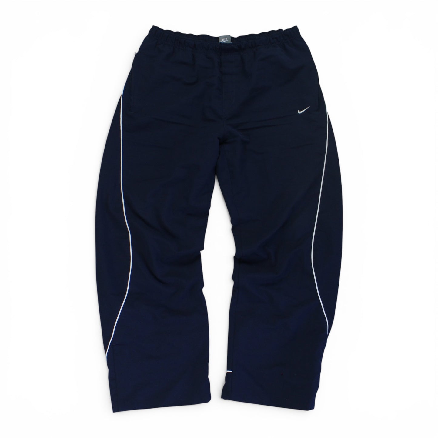 RARE 2000s Nike Trackpants Navy - (L)