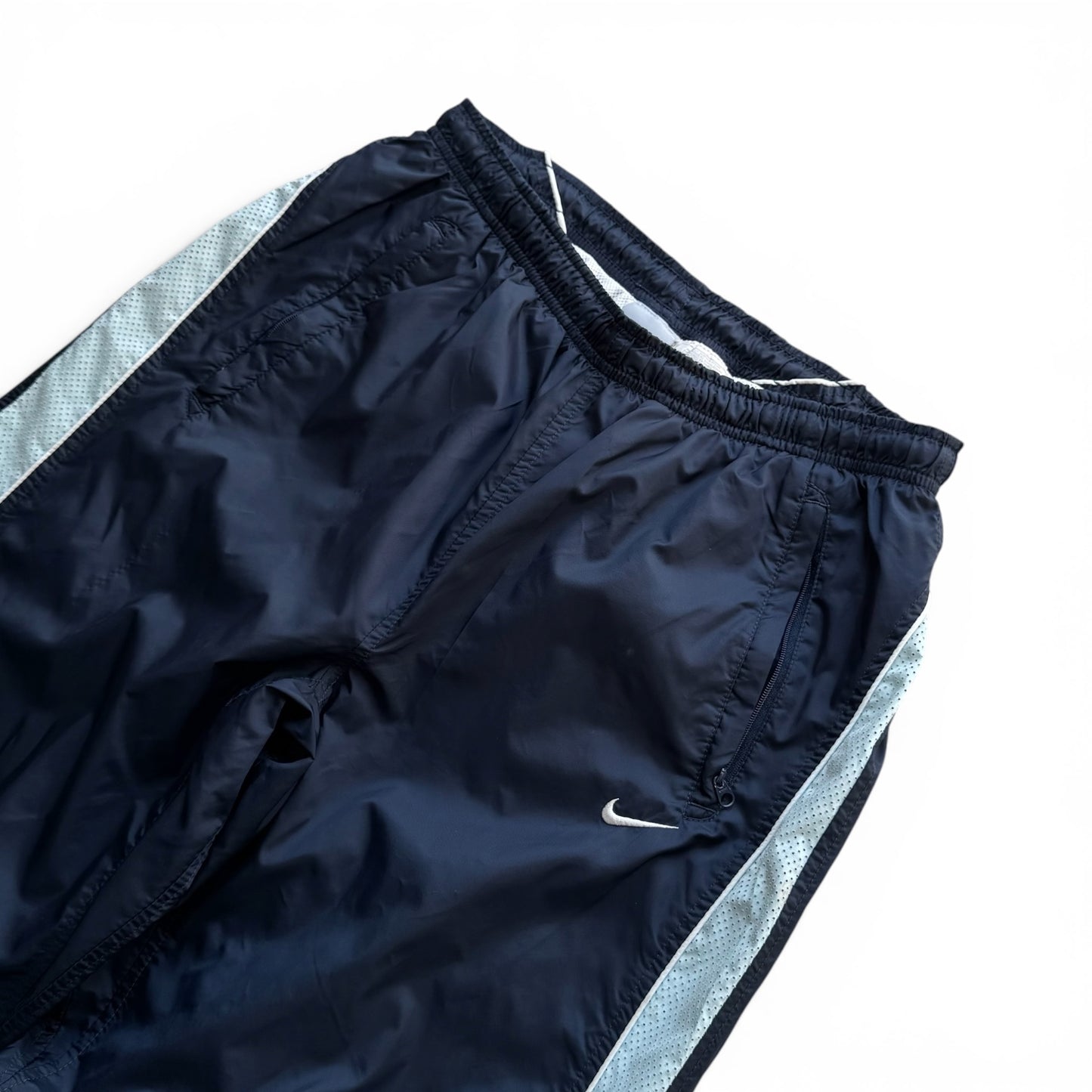 SUPER RARE 2000s Nike Trackpants Navy - (S)