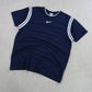 Vintage 00s Nike T-Shirt Navy - (M)