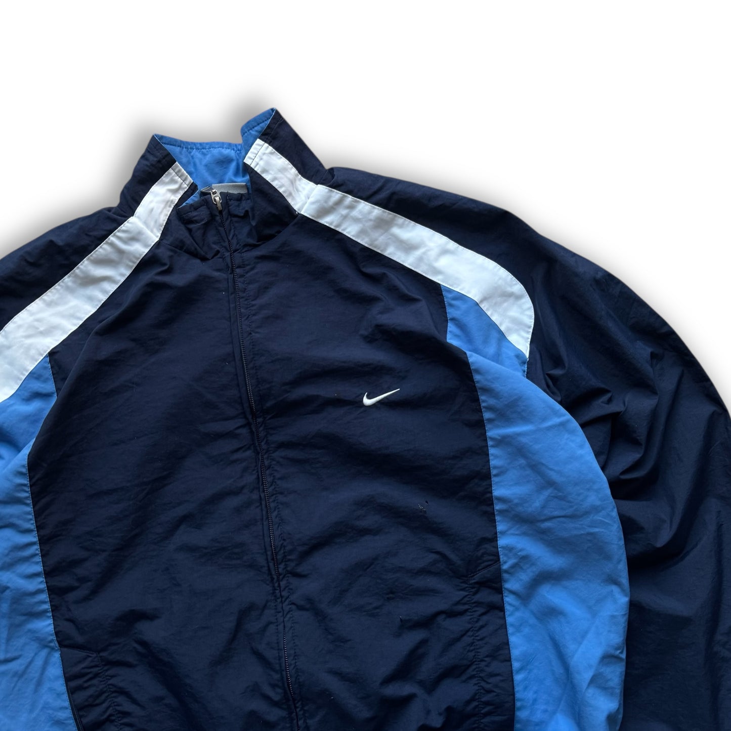 RARE 2000s Nike Track Jacket Navy - (M)