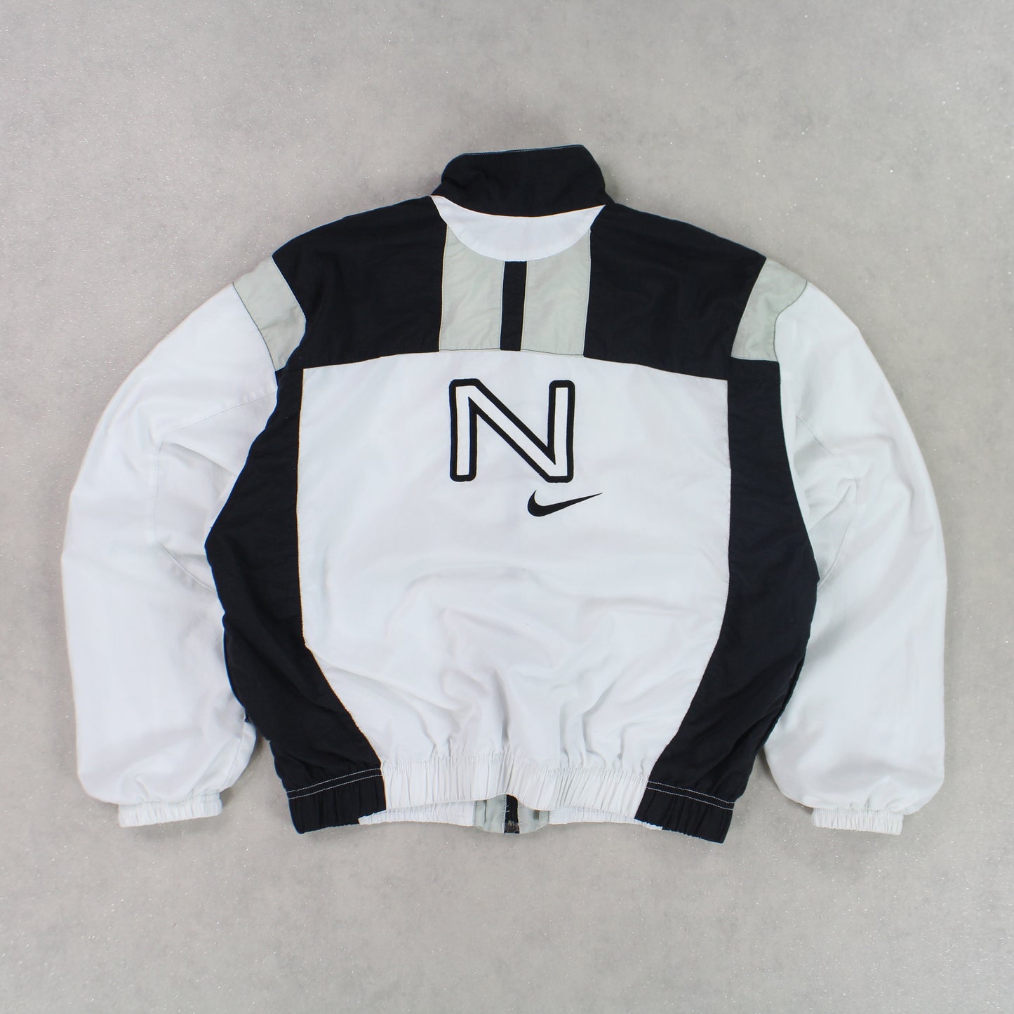 RARE 90s Nike Track Jacket White - (XS/S)