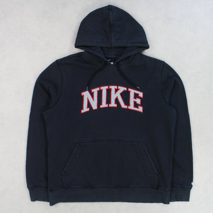 RARE Vintage 00s Nike Spell Out Hoodie Black - (S)