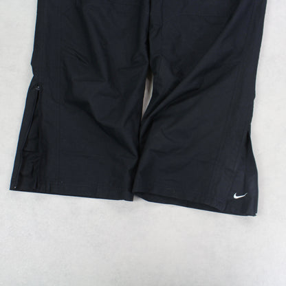 RARE Vintage 00s Nike Trackpants Black - (XL)