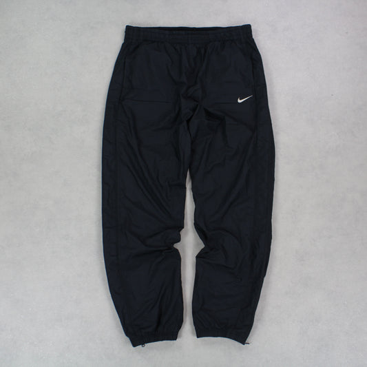 RARE 00s Nike Trackpants Black - (L)