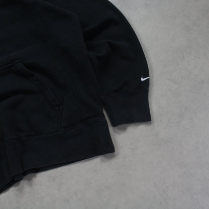 RARE 2000s Nike Hoodie Black - (L)