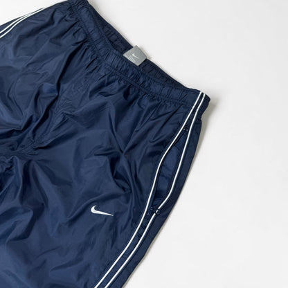SUPER RARE 2000s Baggy Nike Trackpants Navy - (S)