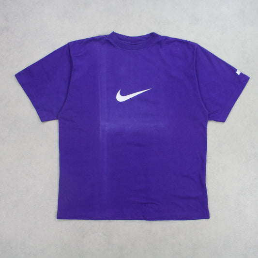 RARE Vintage 1990s Nike Swoosh Purple - (L)