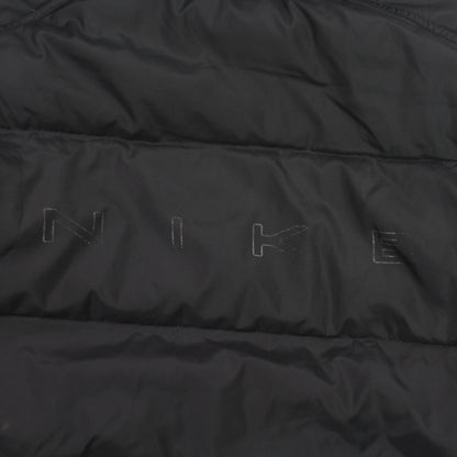 RARE Vintage 1990s Nike Puffer Jacket Black - (L)