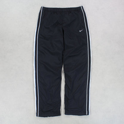 RARE 00s Nike Trackpants Black - (S)