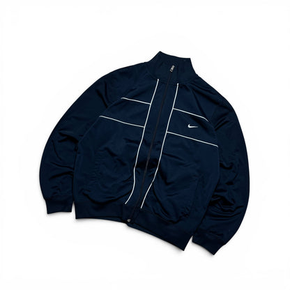RARE 2000s Nike Track Jacket Navy - (L)