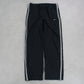 RARE 00s Nike Trackpants Black - (S)