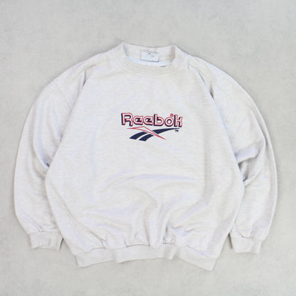 RARE Vintage 1990s Reebok Sweatshirt Oat - (S)