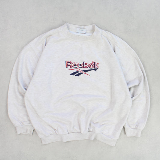 RARE Vintage 1990s Reebok Sweatshirt Oat - (S)