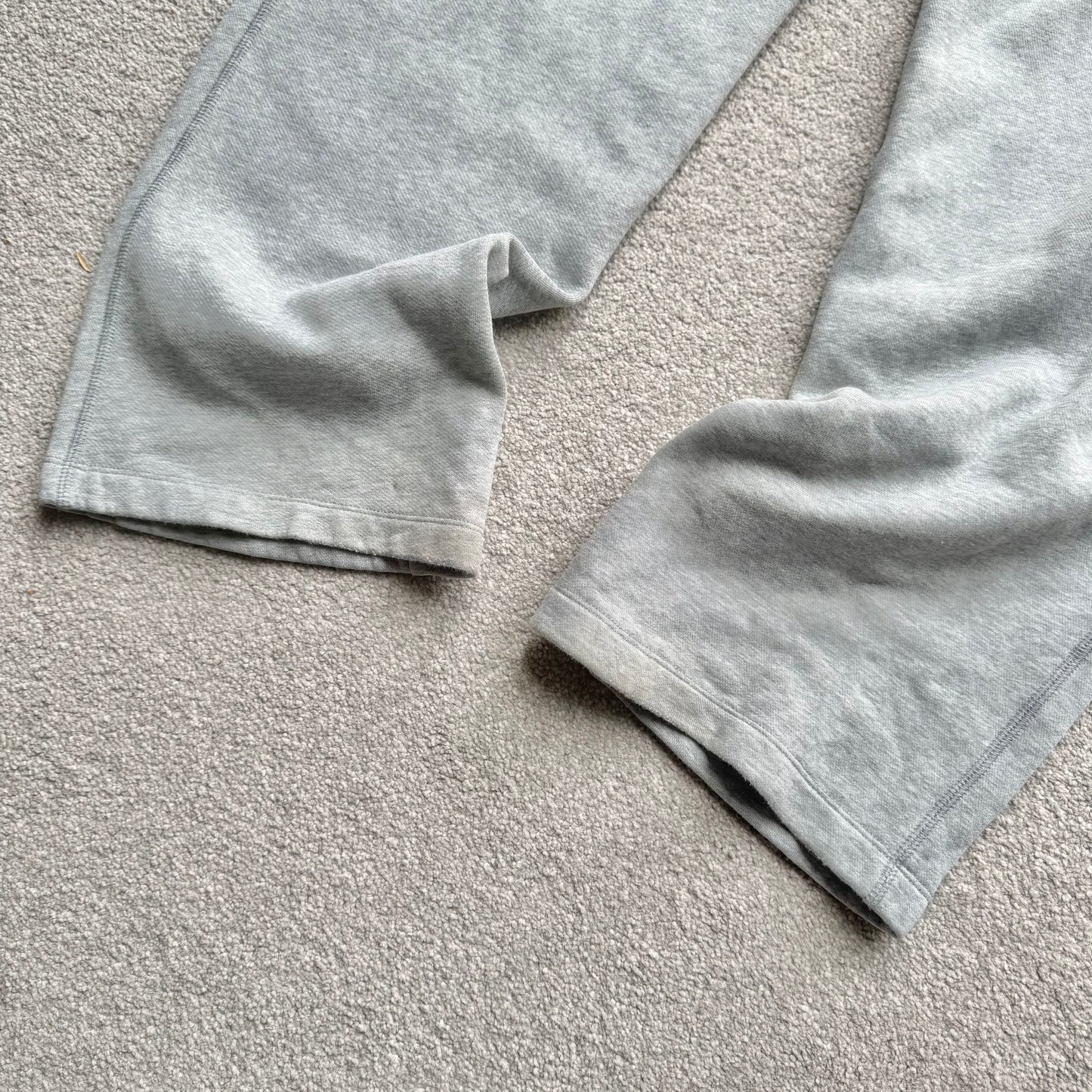 RARE 2000s Wide Leg Nike Joggers Grey - (M)