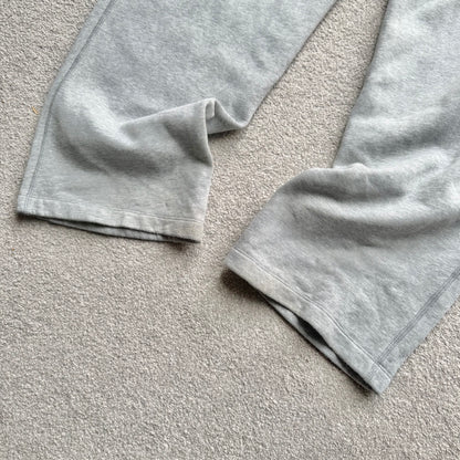 RARE 2000s Wide Leg Nike Joggers Grey - (M)