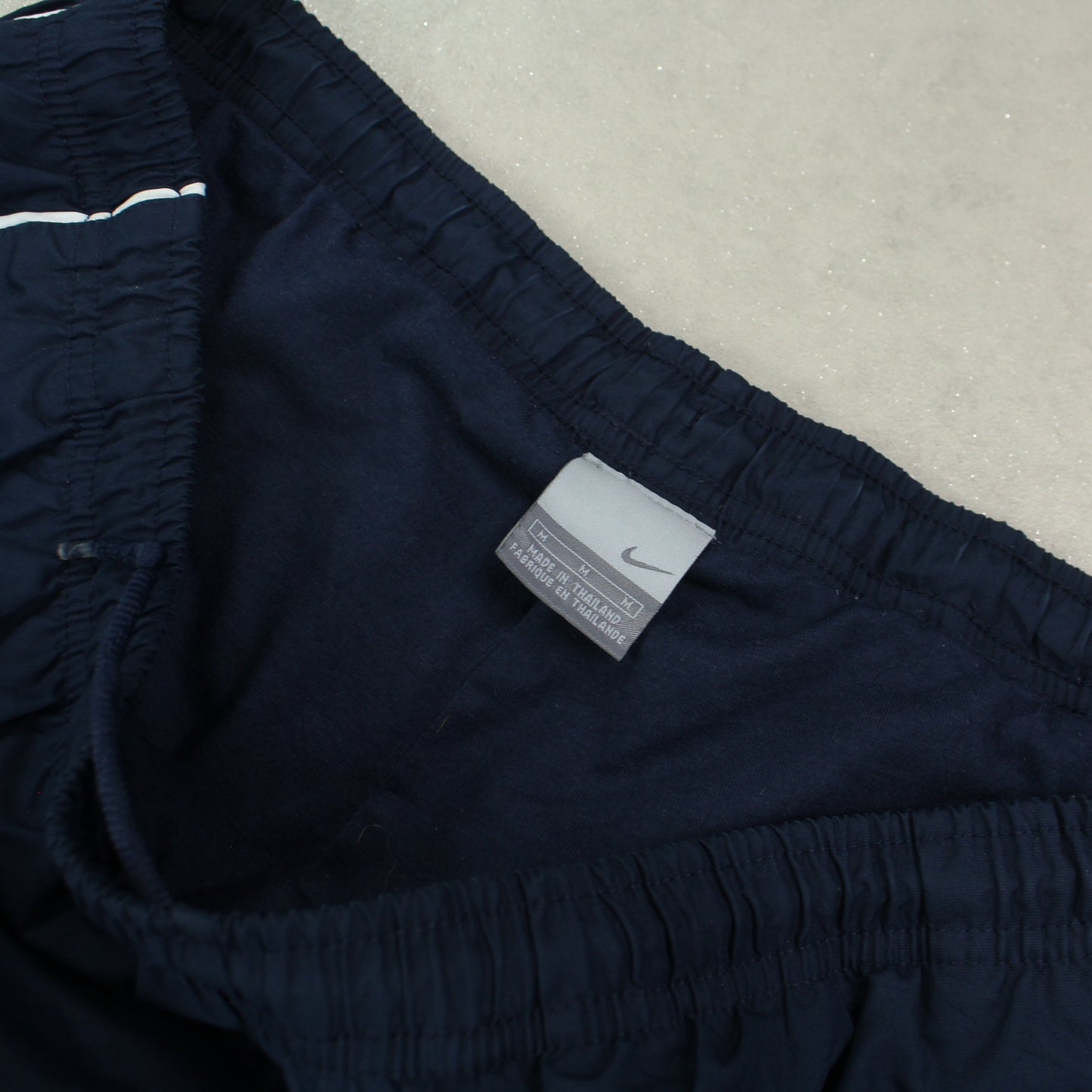 RARE 2000s Baggy Nike Trackpants Navy - (M)