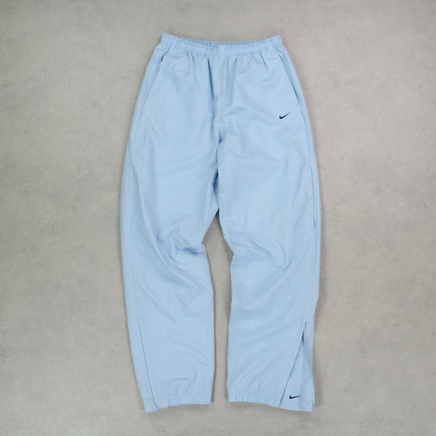 SUPER RARE 00s Nike Trackpants Blue - (M)