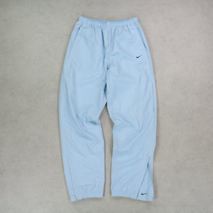 SUPER RARE 00s Nike Trackpants Blue - (M)