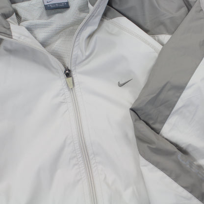 RARE 2000s Nike Track Jacket Cream - (S)
