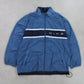 RARE 90s Nike Track Jacket Blue - (XL)