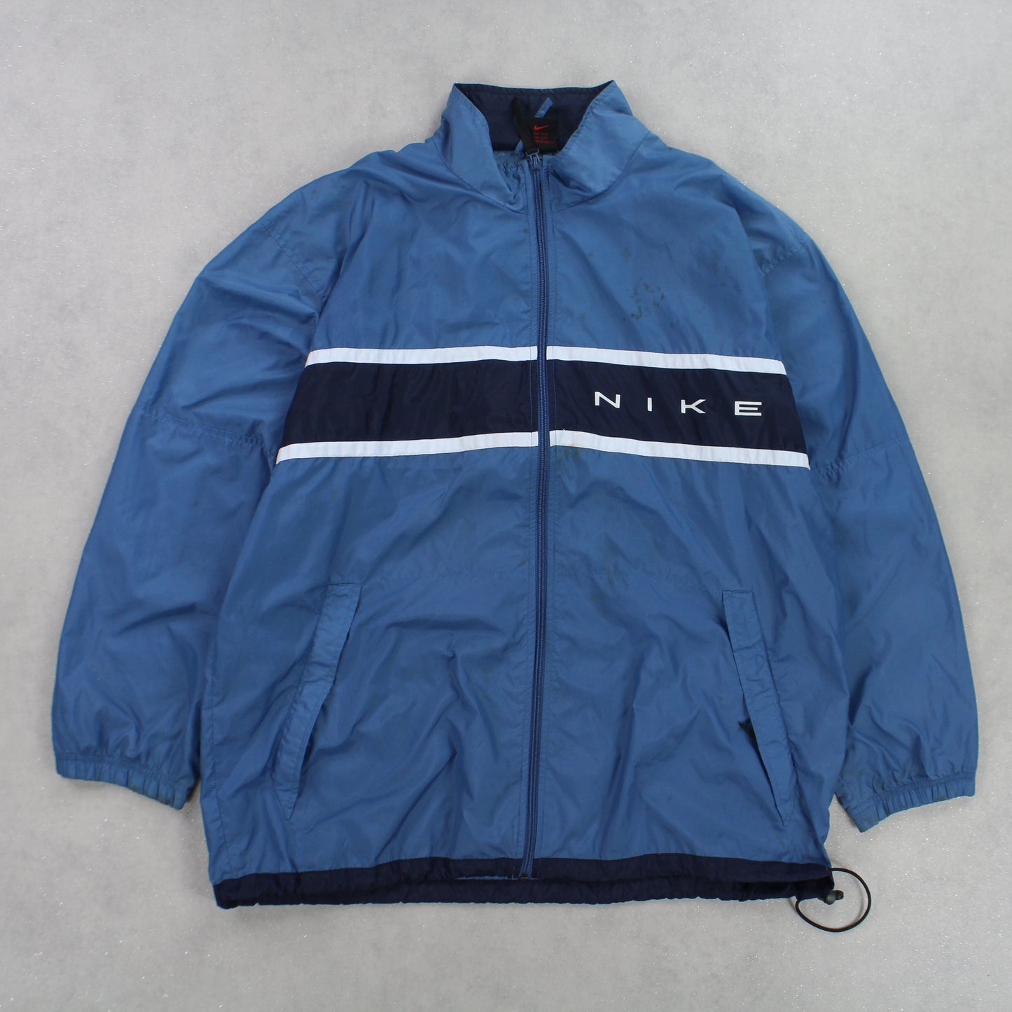 RARE 90s Nike Track Jacket Blue - (XL)